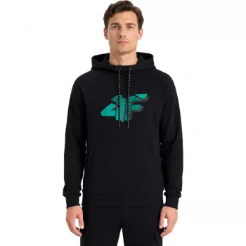 4F Men's Sweatshirt M2241 Deep Black Size L