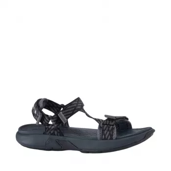 Women's Dark Grey Back Strap Sandals 4F F116 | Adjustable Hook-and-Loop | Size 39