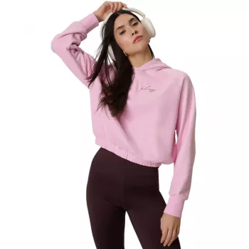 4F Women's Light Pink Crew Neck Sweatshirt F2175 Size L