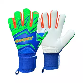 4Keepers Force V5.25 Twist HNC Goalkeeper Gloves Blue-Green Size 9