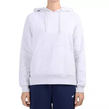 Women's Cool Light Grey Melange Sweatshirt 4F F2536 XL