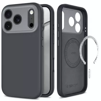 TECH-PROTECT UNIQ MagSafe CC Case for iPhone 17 Pro Max / 18 Pro Max - Charcoal Grey
