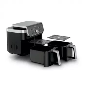 Ninja Dual Zone XL DZ950EU Hot Air Fryer 9.5 L 2470 W, Black/Grey
