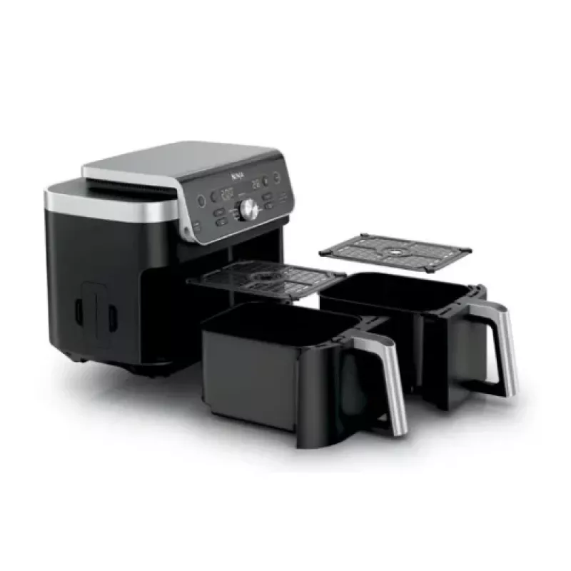 Ninja Dual Zone XL DZ950EU Hot Air Fryer 9.5 L 2470 W, Black/Grey