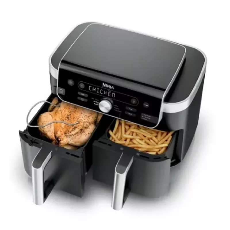 Ninja Dual Zone XL DZ950EU Hot Air Fryer 9.5 L 2470 W, Black/Grey