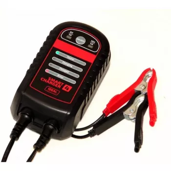 IDEAL SMART4 Battery Charger 6/12V 4A for AGM/Ca/GEL Lead-Acid Batteries