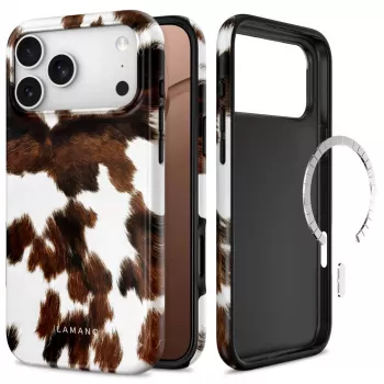 TECH-PROTECT Lamano MagSafe iPhone 17 Pro Max / 18 Pro Max Soft Herd Case - Black