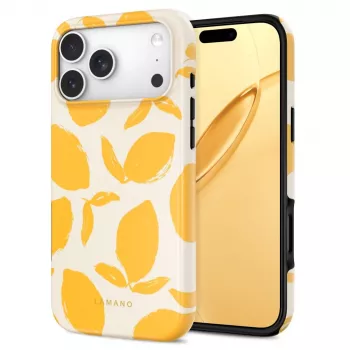 Tech-Protect Lamano MagSafe Case for iPhone 17 Pro Max / 18 Pro Max - Lemon Haze