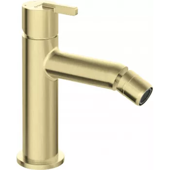 DEANTE Bidetowa Battery Bidet Faucet - Matte Black, Single-Lever, Deck-Mounted