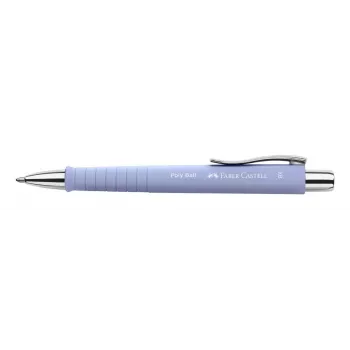 Faber-Castell Poly Ball XB Colours Ballpoint Pen, Iris Barrel, Blue Ink, 1.0 mm 241154