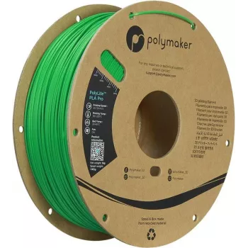 Polymaker PolyLite PLA Pro Filament 1.75 mm 1 kg Green High Stiffness Impact Resistant PA07008