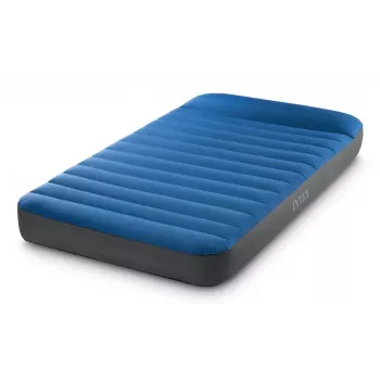 Intex TruAire Dura-Beam 64011 Twin Camping Mattress Blue Grey up to 136 kg