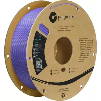 Polymaker PolySonic PLA High Speed 1.75mm Purple 1kg 3D Printer Filament PA12008
