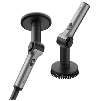 HOTO Flexi Cordless Spin Scrubber QWQJA08 (HFE0030GL) - Telescopic Electric Cleaning Brush with 3 Heads, IPX7, USB-C