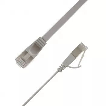 LinkIT Flat U/UTP Cat6A Grey 4m AWG (UTP-FL6A-00400-GY)