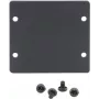 Kramer W-2BLANK Black Front Blank Insert for Wall Plates (2 Cutouts) 85-00705090