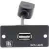 Kramer WU-AB Modular Snap-In Insert USB Type A Female to Female Black 85-0118399