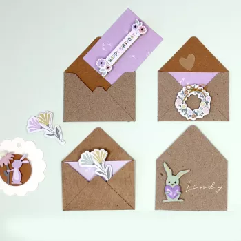 Artoz 3D Door Wreath Paper Stickers, 6-Pack 185600-221