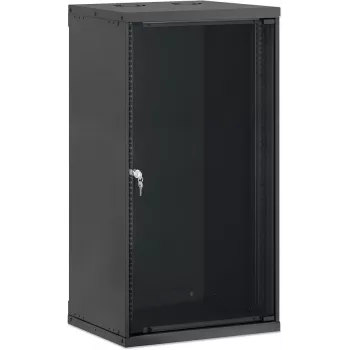 Intellinet 19 inch Wall-Mount Enclosure Basic Line 20U 400mm Depth Black RAL 9005 716734