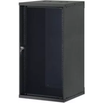 Intellinet 19 inch Network Wall Cabinet, Basic Line, 20U, 560 mm Depth, Black RAL 9005 (716796)