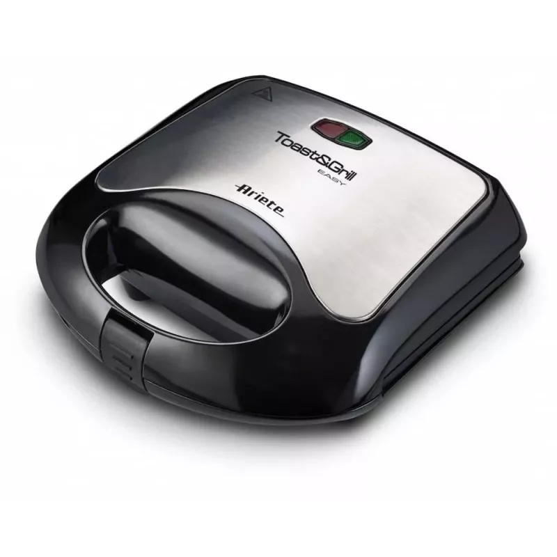 Ariete A1980 Sandwich Maker & Grill, 750 W, Black/Silver