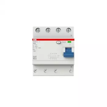 ABB FX204A-25/0.03 Residual Current Circuit Breaker 4P 25A 30mA Type A 230/400V AC 2CSF204165R1250