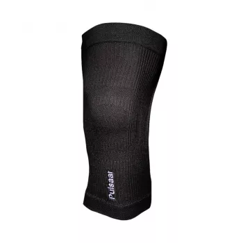 Pulsaar Active Knee Support Brace with Bamboo Charcoal and Germanium, Black, Size M