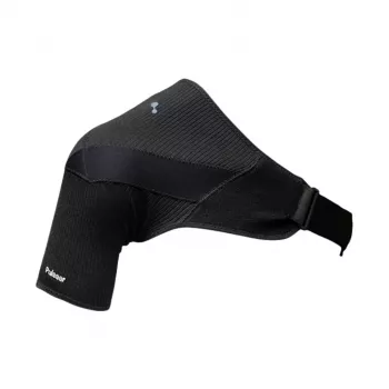 Pulsaar Active Adjustable Shoulder Support with Bamboo Charcoal and Germanium, Black, XL