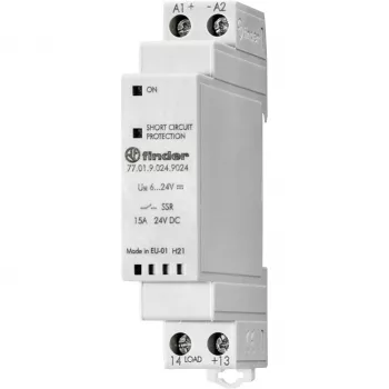 Finder Solid State Relay 77 Series 24V DC Input 2A 1NO Plug-in 770190249024