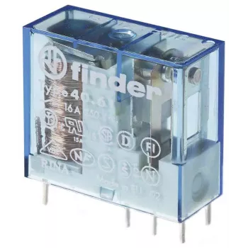 Finder 40.61.9.018.4000 Power Relay 16A SPDT 18V DC PCB Mount