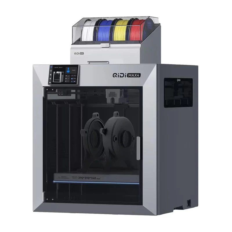 QIDI Max 4 Combo 3D Printer, 325x325x325mm, CoreXY, 600mm/s, Fully Enclosed, Dual Gear Direct Drive
