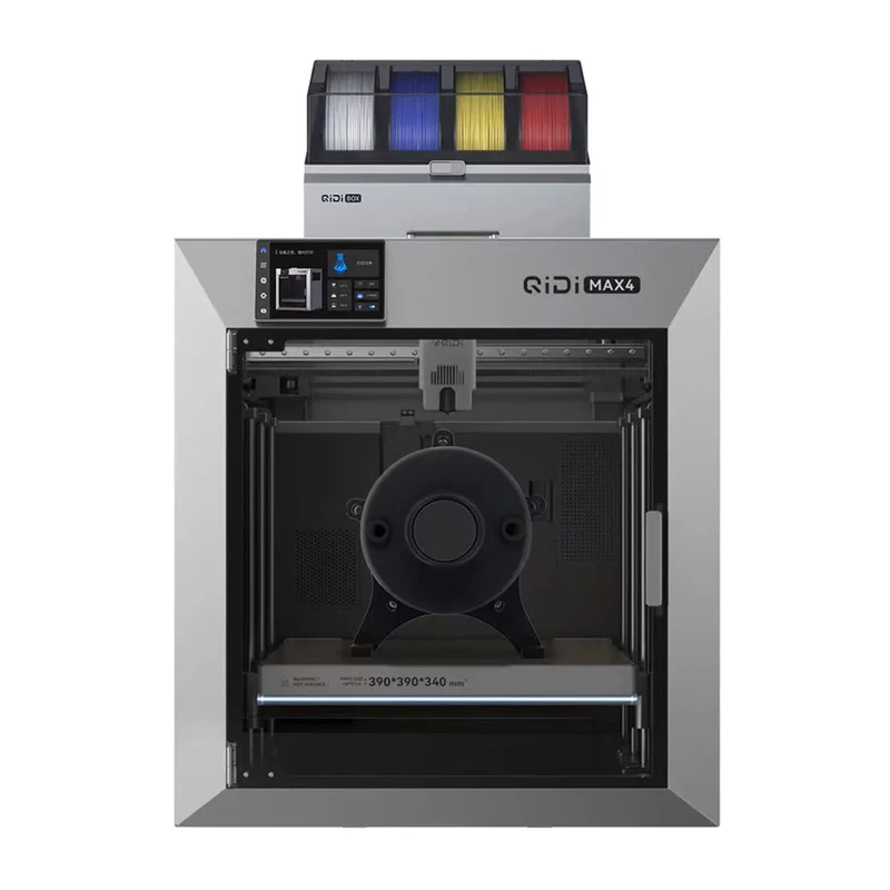 QIDI Max 4 Combo 3D Printer, 325x325x325mm, CoreXY, 600mm/s, Fully Enclosed, Dual Gear Direct Drive