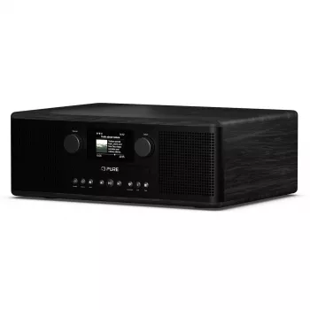 Pure Classic C-D6i Internet Radio with DAB+ and FM, Black/Black Ash 254587