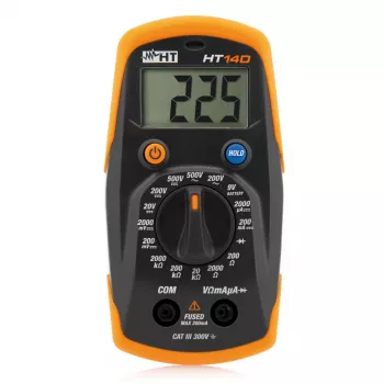 HT Instruments HT14D Digital Multimeter CAT III 300 V, CAT II 600 V, 2000 Counts 1010160