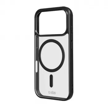 SBS Cover Apple iPhone 17 Pro Transparent Black MagSafe Compatible TEMAGCOLIP1763PK