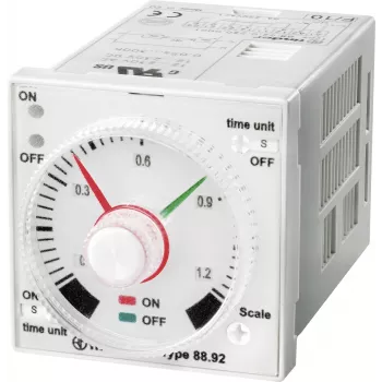 FINDER 88.92.0.240.0000 Multi-function Time Relay, 240 V AC, 2 Changeover Contacts, 16 A, DIN Rail