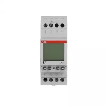 ABB DWA1 Bluetooth Digital Astronomical Time Switch, 1 Channel, DIN Rail, 230 V AC, 16 A 2CSM222511R1000