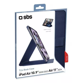 SBS Book Pro Folio Case for iPad Air 11 inch 2024 / 10.9 inch 2022 & 2020 - Blue TABKPROIPAIR10924B