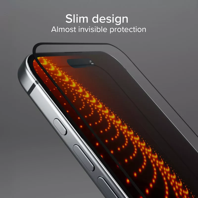 SBS Mobile Tempered Glass Screen Protector for Apple iPhone 16 / iPhone 15 / iPhone 15 Pro - 9H Hardness, Scratch Resistant, Oleophobic, Bubble-Free, 1 Pack TED3OSCRGLIP1661