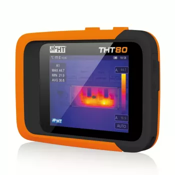 HT Instruments THT80 Thermal Imaging Camera, -20 to +550 °C, 25 Hz, Integrated Digital Camera, WiFi, Touchscreen 1011275