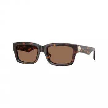 Burberry BE4443-300273 Women's Cat Eye Sunglasses, Havana Frame, Brown Gradient Lenses, 55mm
