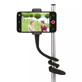 SBS Mobile TESUPPFLEXY Flexible Desk Stand for Smartphones and Tablets up to 10.5 inch Black