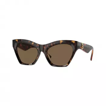 Burberry BE4420U300273 Women's Square Sunglasses, Dark Havana Frame, Brown Gradient Lenses, 55mm