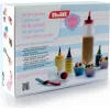 IBILI Cupcake Decorating Set 12-Piece with Stainless Steel Nozzles and Disposable Piping Bags