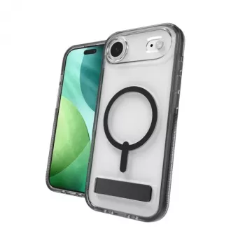 ZAGG Santa Cruz Snap KS Case with Kickstand for iPhone Air MagSafe Compatible (Jet Black)