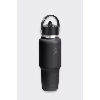 Hydro Flask 32 Oz Wide Flex Straw Travel Bottle (946 ml) - Black