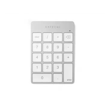 Satechi Slim Wireless Keypad - Bluetooth Numeric Keypad, Silver