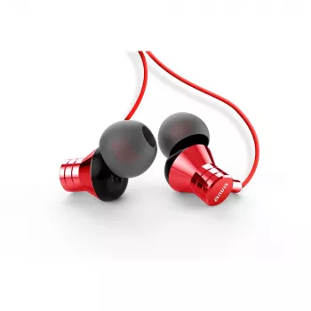 AIWA ESTM-50USB-C/RD In-Ear Stereo Headset with Microphone, USB-A, Red