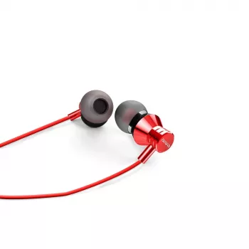 AIWA ESTM-50USB-C/RD In-Ear Stereo Headset with Microphone, USB-A, Red