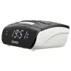 AIWA CR-15 Digital FM Clock Radio with Dual Alarm, LED Display, Sleep Timer - Black